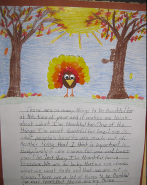 thanksgiving paragraph